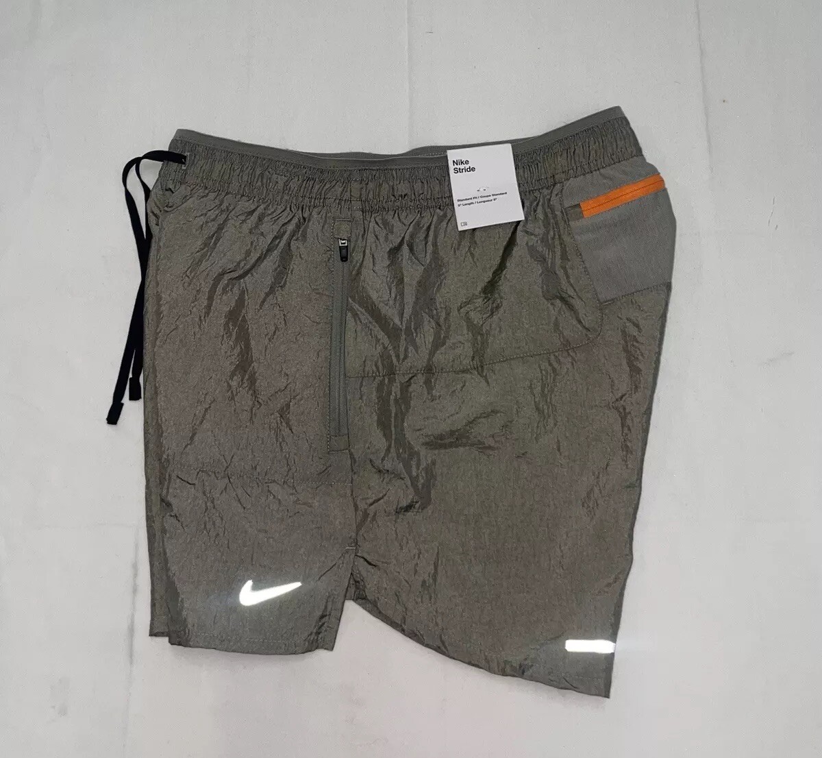 Nike Men's Stride Running Division Dri-FIT Brief-Lined Inch Shorts Size M  ))