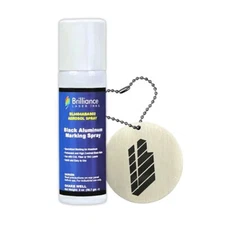 Black Aluminum Laser Marking Spray Can - 2oz Aerosol