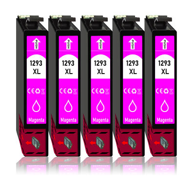 5x Magenta Tintenpatrone für Epson  Stylus SX235W, Stylus SX420W