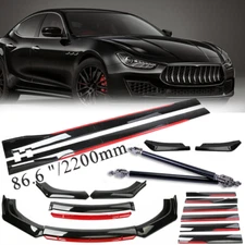 For Maserati Ghibli Front Bumper Lip Spoiler /Splitter /Side /Skirt Body
