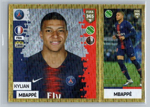 Kylian Mbappe [Blue Back] #135 2018 Panini FIFA 365 card