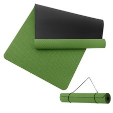 Yoga Mat 80/100cm Width Exercise Mat Gym Workout Fitness Pilates Non Slip TPE