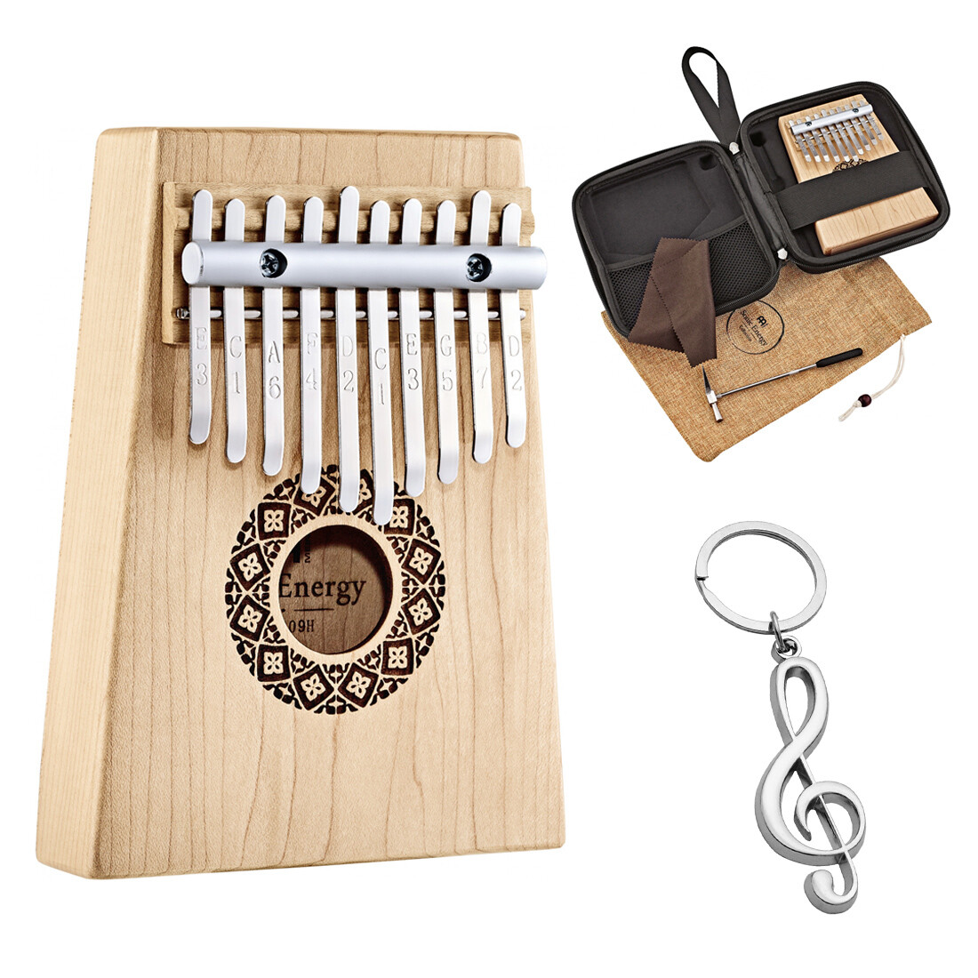 Акустическая система Meinl Sonic Energy KL1009H Kalimba keepdrum Schlssel-Anhnger 10590₽