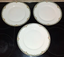 3 Antique Betoule Legrand & Cie Limoges France Dinner Plate Set 1911-1924