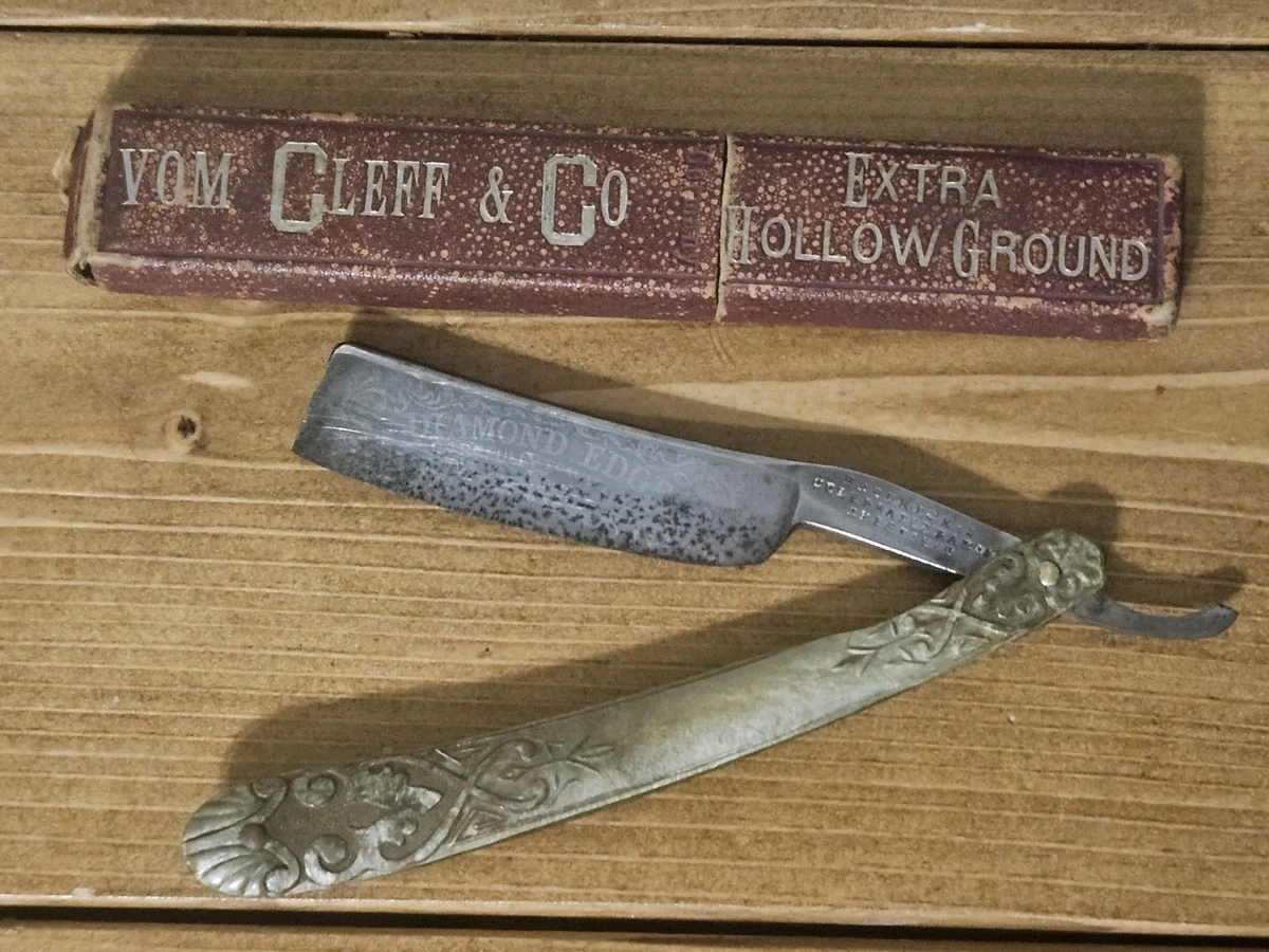 希少 新品 西洋剃刀 FINEST SILVER STEEL 美品高級剃刀 $_12.JPG