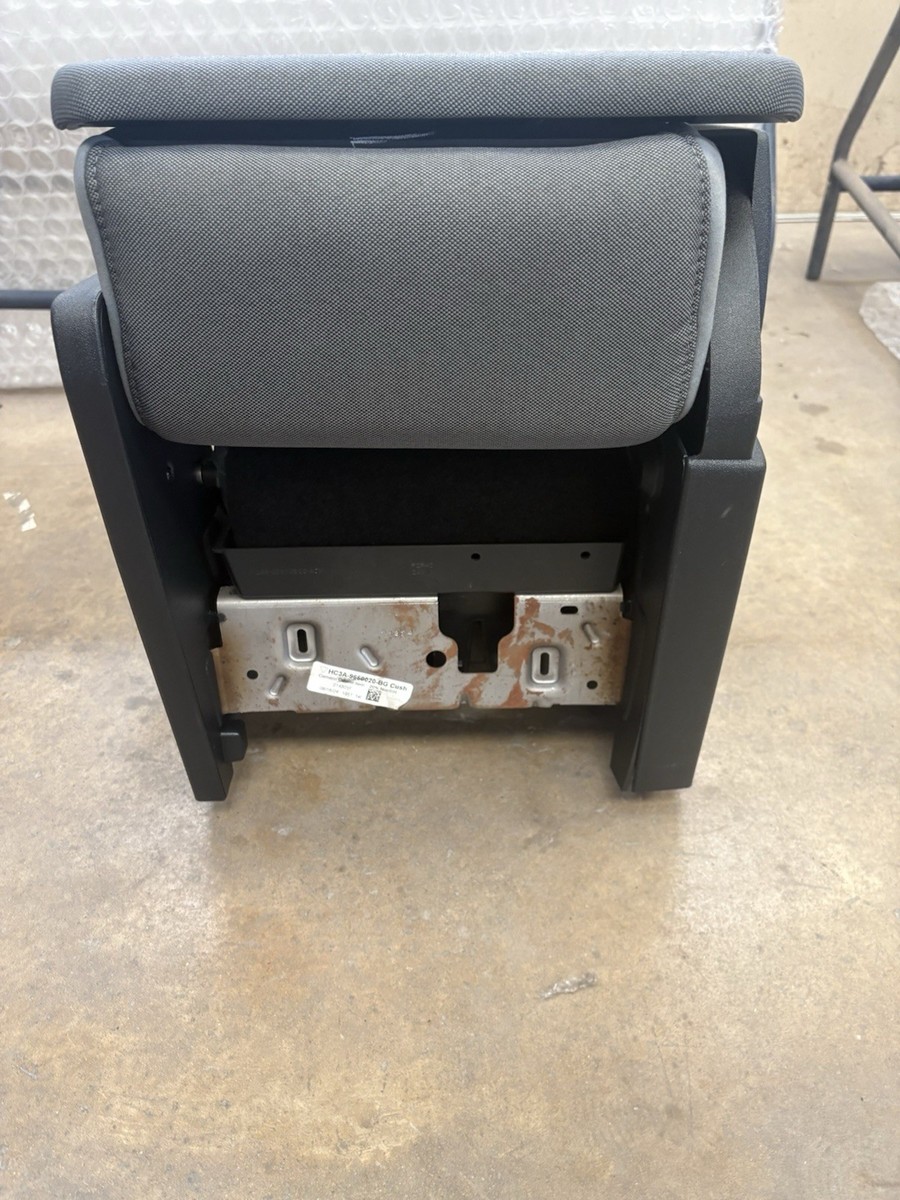 OEM Ford Super Duty Center Console Jump Seat – Vinyl Gray, Fits 2023-2026 F-250 To F-550 Regular Cab
