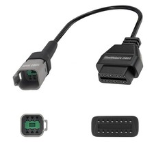 6 Pin Obd1 To 16 Pin Can Obd2 Adapter Cable Fit For Brp Moto Atv Utv Bike 6 Pin Obd1 To 16 Pin Can Obd2 Adapter Cable Fit For Brp Moto Atv Utv Bike