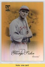 2009 Topps Tribute Gold 7/50 George Sisler #16 HOF READ 0l2
