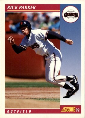 1992 Score #601 Rick Parker - BB