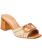 Valentino Vlogo 60 Woven & Leather Sandal Women's