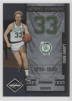 2009-10 Panini Limited Retired Numbers 30/99 Larry Bird #2 HOF 3c7