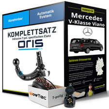 Für MERCEDES V-Klasse Viano W639 Anhängerkupplung abnehmbar +eSatz 7pol 10-14