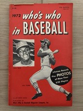 1972 Who's Who in Baseball - 57th Edition - EX Condition