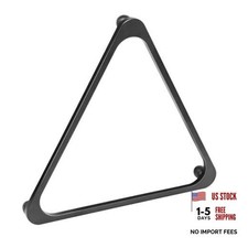 Aluminum Alloy Pool Ball Rack Billiard Ball Triangle Rack for 2-1/4" Pool Black