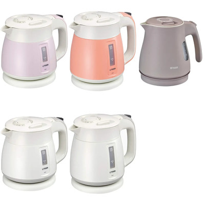 NEW TIGER Electric Kettle 0.6-0.8L Anti-Spill, Dry-Boil Protection, From Japan