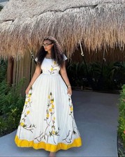 New Habesha Kemis Traditional Dress Ethiopian/Eritrean Size Large 100 Cotton