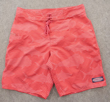 Vineyard Vines Shorts Mens 30 Red Board Swim Surf Trunks Logo Drawstring