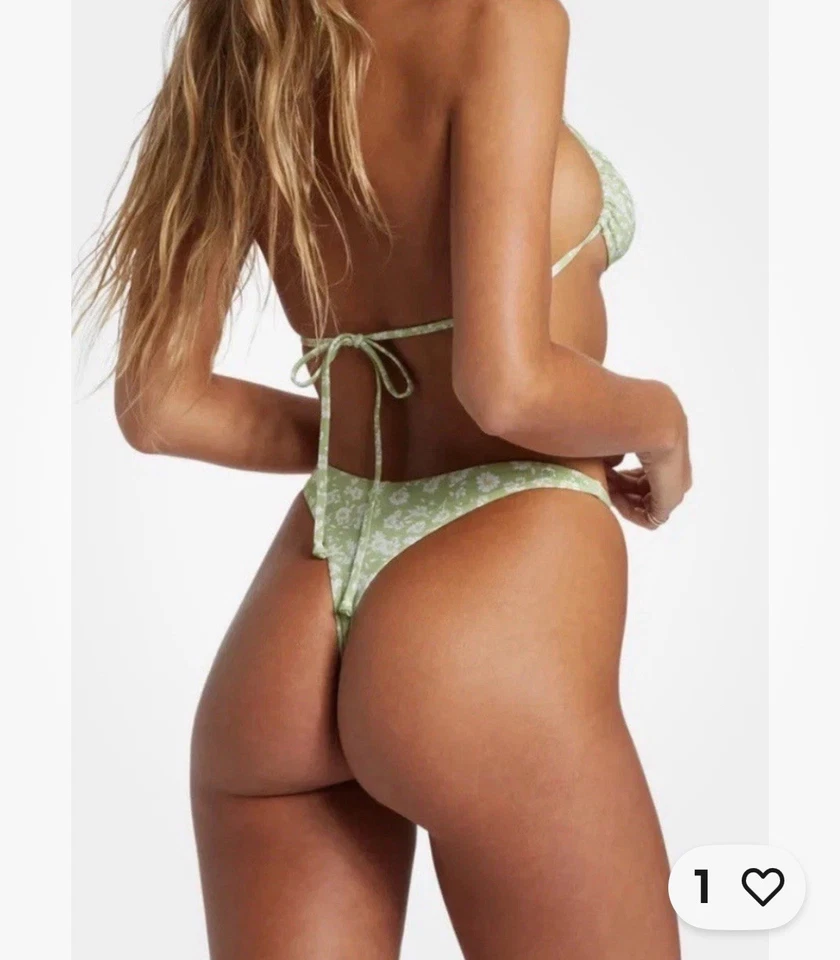 Parte inferior de bikini Billabong Wild West Ditsy Maya ultra escasa XL NUEVA CON ETIQUETAS * BG907 Foto 2 de 3