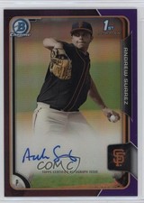 Andrew Suarez Bowman 2015 Purple Refractor /250 Auto
