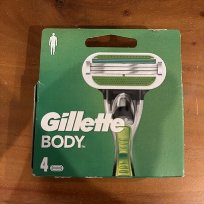 Gilette Body Rasierklingen 4er Pack | NEU