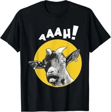 NWT! Aaah! Screaming Goat Design MADE IN USA Tee S-3XL