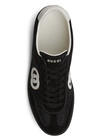 100% AUTHENTIC NEW MEN GUCCI NEW G74 BLACK SUEDE & CANVAS SNEAKER UK 12/US 13 — photo 3