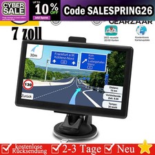 7 Zoll GPS Navi Navigation für Auto LKW PKW Navigationsgerät 8G EU Karten DE