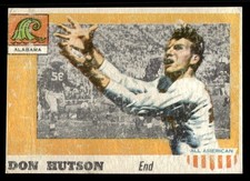 1955 Topps All-American #97 Don Hutson Alabama Crimson Tide HOF (faded)