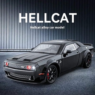 1:24 Dodge Challenger SRT Hellcat Redeye Super Muscle Car Alloy Metal Diecast Ca