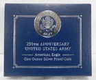 MINT CONDITION!  2025-W  250th ANNIV. ARMY PRIVY ASE "PROOF" Coin (25APM)!