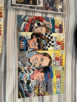Legends of NASCAR Comic Book Volume's # 1 - 11  Vortex Comics (1990 to 1992).