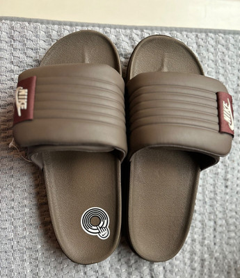 NWT Men's Nike Offcourt Adjust Slide Sz 11 Ironstone Coconut Milk DQ9624 005