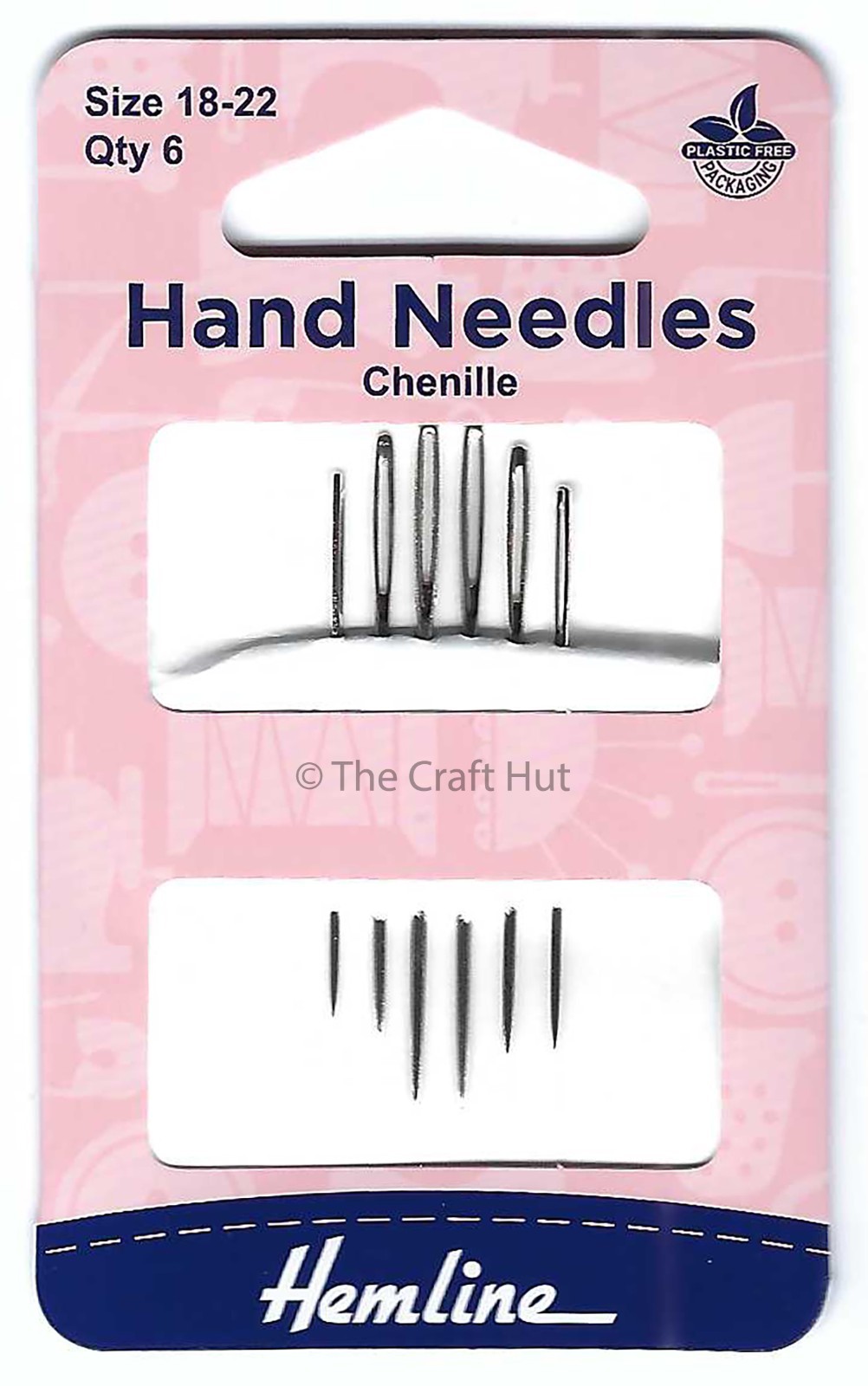 Hemline Essentials Hand Sewing - Chenille Needles Size 18-22 New