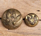Civil War US Union Infantry I Eagle Uniform & cuff kepi Button Non Dug