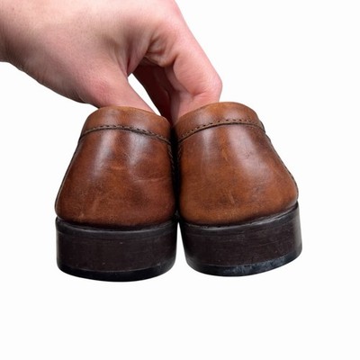 Franco Cuadra Shoes Mens Size 27.5 Brown Leather Loafers Slip On Shoes‎ Franco Cuadra Shoes Mens Size 27.5 Brown Leather Loafers  main image 2