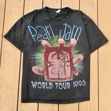 T shirt Pearl Jam World Tour Vitalogy XL vintage 1995