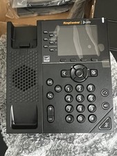 POLY VVX 350 BUSINESS IP BLACK PHONE  (6 LINES) W/ POWER SUPPLY, NEW IN BOX