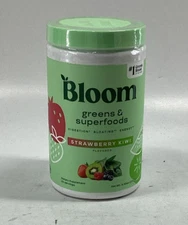 Bloom Nutrition Greens and Superfoods Strawberry Kiwi Exp 11/2026 5.5oz