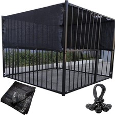 Dog Kennel Shade Cover 90 Sunblock Shading Cloth Net Mesh Tarp 10x10 ft for ...