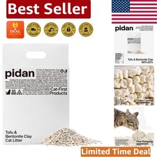 Eco-Friendly Tofu Cat Litter with Bentonite - 5.3lb Fast Absorbent Formula
