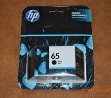 Genuine HP 65 Black Ink Cartridge NEW SEALED - FREE SHIPPING