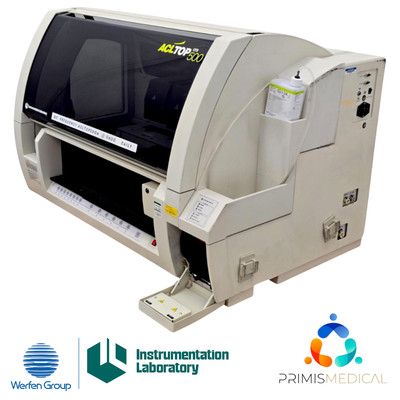 Instrumentation Laboratory ACL TOP CTS 500 Hemostasis Analyzer System w/ Monitor