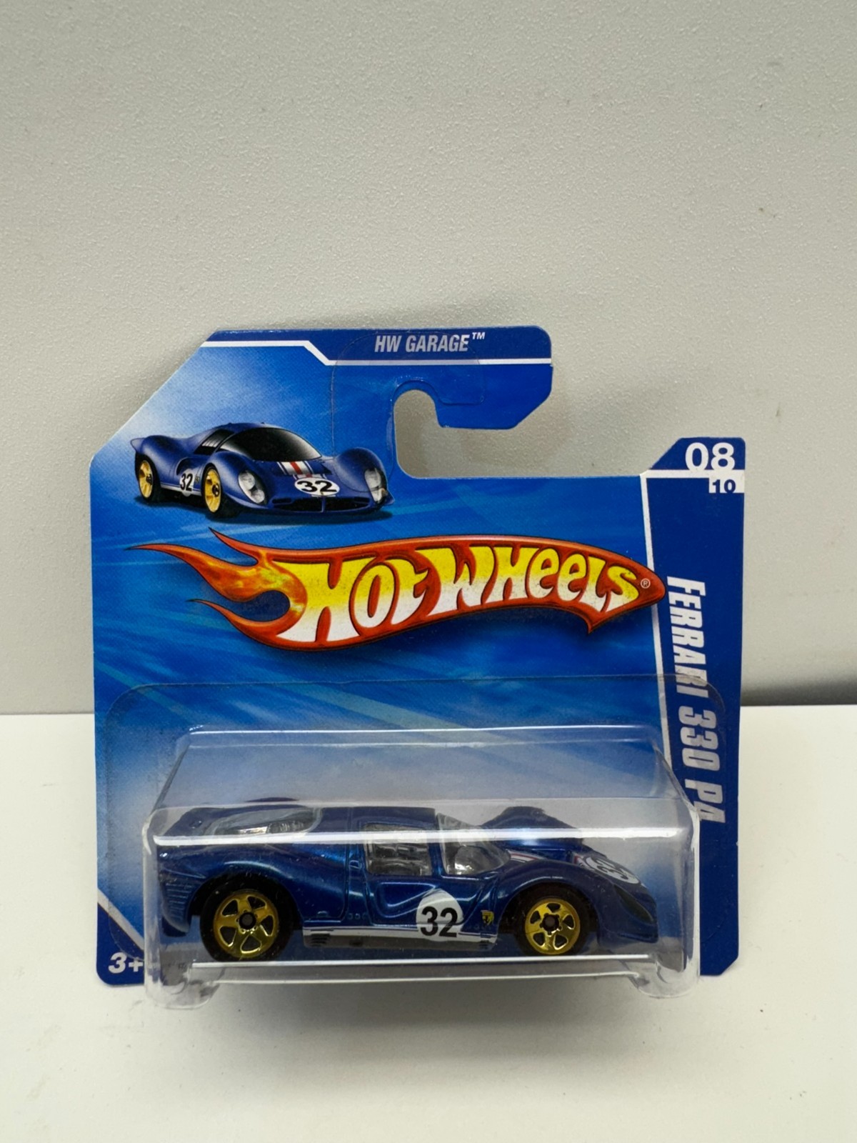 Hot Wheels Ferrari 330 P4 Blue HW Garage 2010 #084 1:64 Diecast 08/10