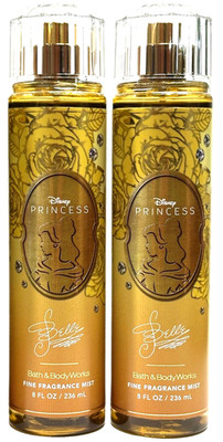 Bath Body Works DISNEY PRINCESS BELLE Mist Spray  8oz 2pc Set Beauty & the Beast