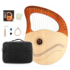 Lyre Harp, 21 Metal Strings Lyre Harp Present For Music Lovers, Beginners, Fr...