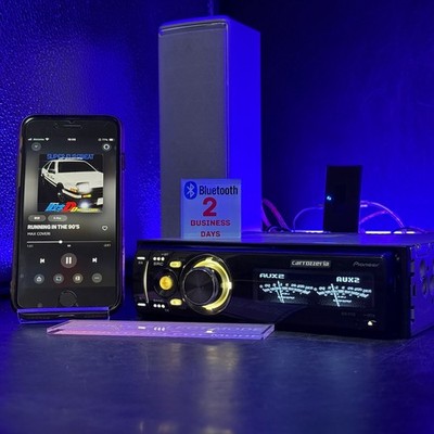 Pioneer Carrozzeria DEH-P730 Car Audio Added Bluetooth 1DIN