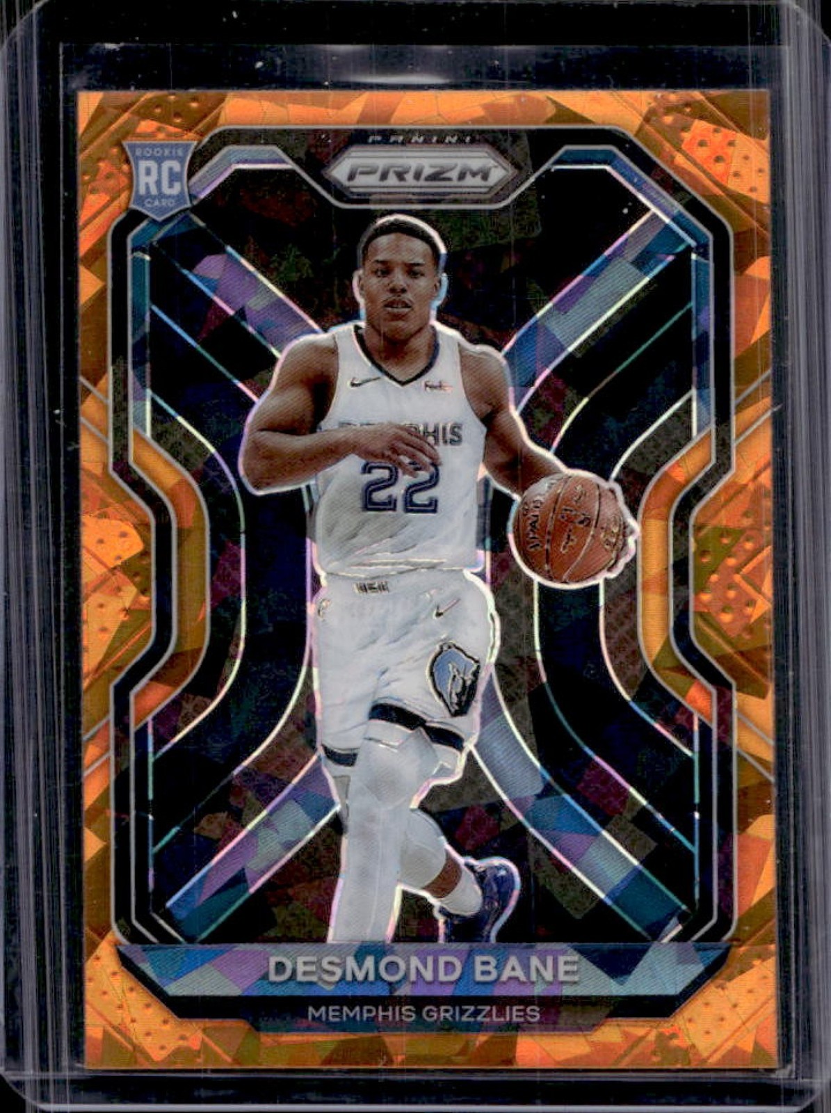 2020-21 Panini Prizm Desmond Bane RC Orange Ice Prizm Rookie #297 Grizzlies