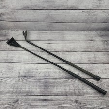 County and Fleck Black Leather Whip Horse Equestrian Riding Crop (22/25 in)