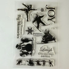 Close To My Heart My Acrylix Winter Joy Stamps Set c1468