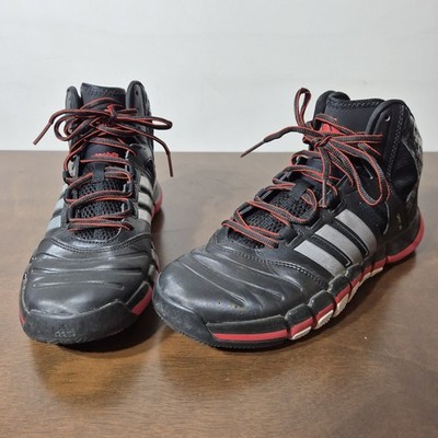 Adidas adiPure Crazy Ghost Basketball Shoes Mens Size 9 Black Red Q33354 2013